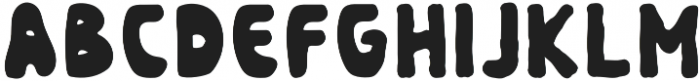 Nyam Regular otf (400) Font UPPERCASE