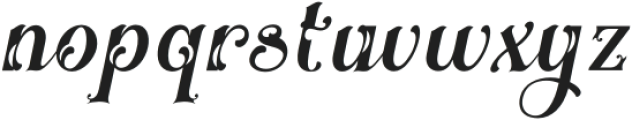 Nymphaea Italic otf (400) Font LOWERCASE