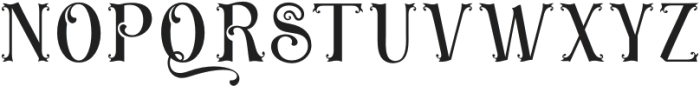 Nymphaea Regular otf (400) Font UPPERCASE