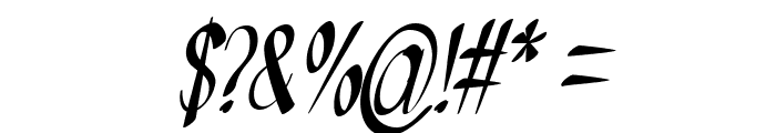 NYOEHOKA-Italic Font OTHER CHARS