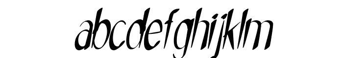 NYOEHOKA-Italic Font LOWERCASE