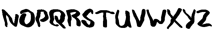 Nyakare Regular Font UPPERCASE