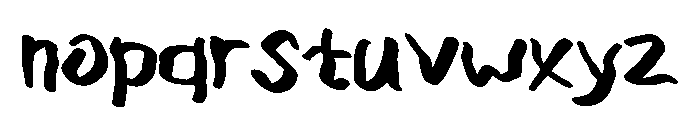 Nyakare Regular Font LOWERCASE