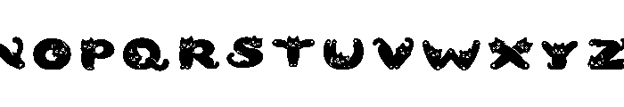 Nyanpose Font UPPERCASE