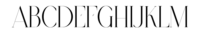 Nymere Demo Regular Font UPPERCASE