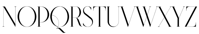 Nymere Demo Regular Font UPPERCASE