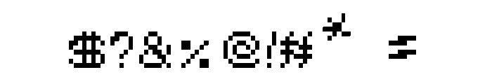 Nyxshade_Pixel Font OTHER CHARS