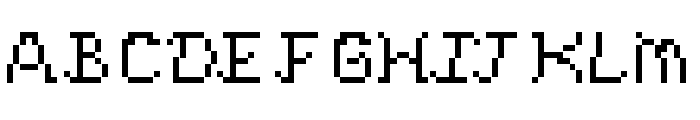 Nyxshade_Pixel Font UPPERCASE