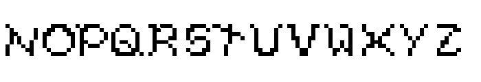 Nyxshade_Pixel Font UPPERCASE