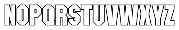 NYC  Outline Font UPPERCASE