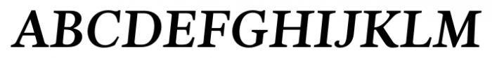 Nyte Medium Italic Font UPPERCASE
