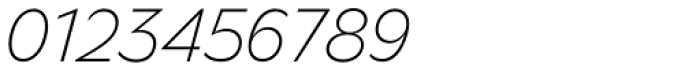 Nyata Extra Light Italic Font OTHER CHARS