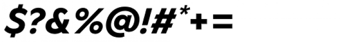 Nyata Semi Bold Italic Font OTHER CHARS