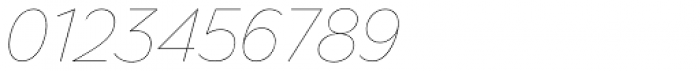 Nyata Thin Italic Font OTHER CHARS