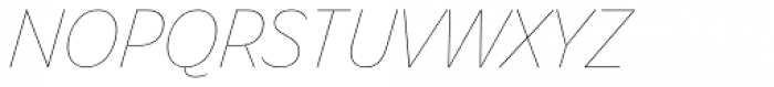 Nyata Thin Italic Font UPPERCASE