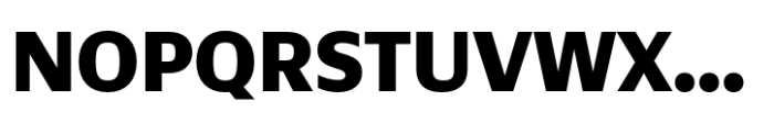 Nylo ExtraBold Font UPPERCASE