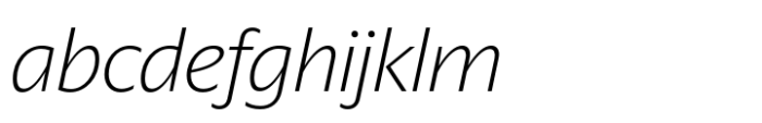 Nylo ExtraLight Italic FONT
