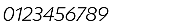 Nylo Light Italic Font OTHER CHARS