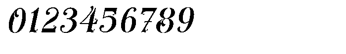 Nymphaea Italic Font OTHER CHARS