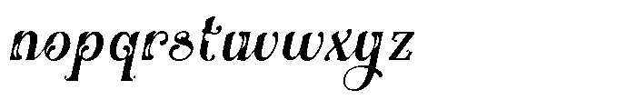 Nymphaea Italic Font LOWERCASE