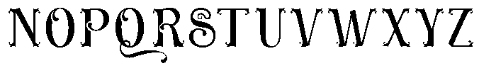 Nymphaea Regular Font UPPERCASE