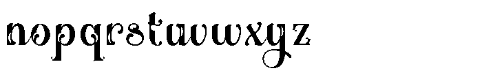 Nymphaea Regular Font LOWERCASE