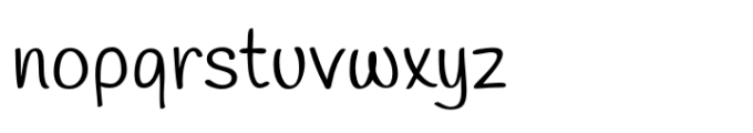 Nyoetes Font LOWERCASE