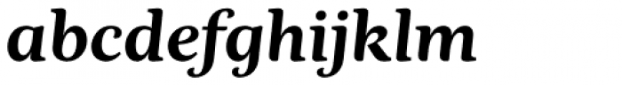 Nyte Bold Italic Font LOWERCASE