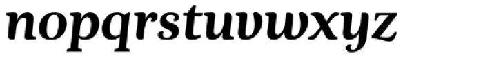Nyte Bold Italic Font LOWERCASE