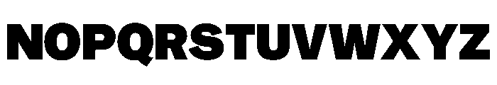NYCSansv0.3 Black Font UPPERCASE