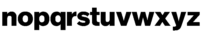 NYCSansv03 Extrabold Instance Font LOWERCASE