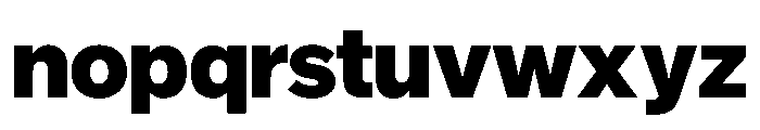 NYCSansv0.3 Extrabold Font LOWERCASE