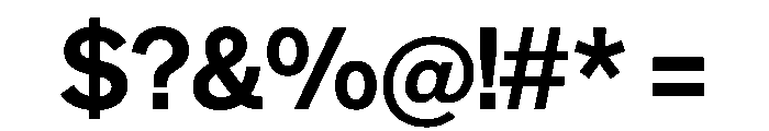 NYCSansv03 Medium Instance Font OTHER CHARS