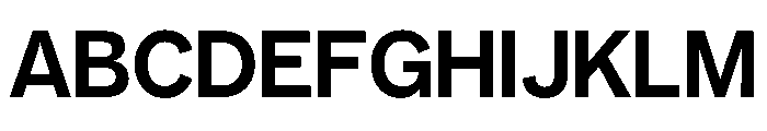 NYCSansv03 Medium Instance Font UPPERCASE