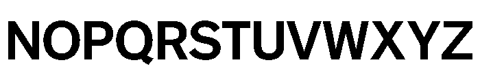NYCSansv03 Medium Instance Font UPPERCASE