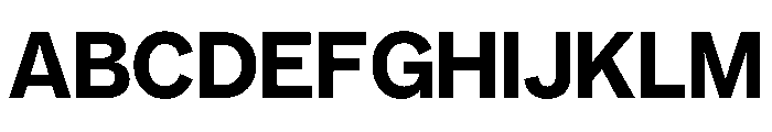 NYCSansv03 Semibold Instance Font UPPERCASE