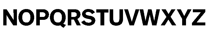 NYCSansv03 Semibold Instance Font UPPERCASE