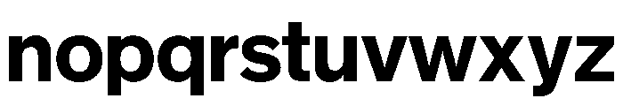 NYCSansv03 Semibold Instance Font LOWERCASE