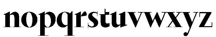 Nyck LBold Instance Font LOWERCASE