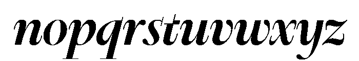 Nyck LMediumItalic Instance Font LOWERCASE