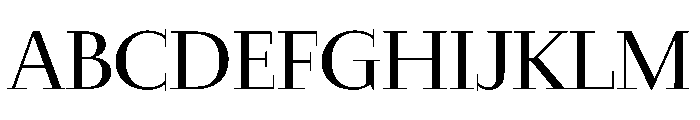 Nyck LRegular Instance Font UPPERCASE