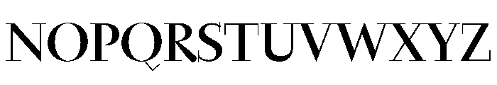 Nyck LText Instance Font UPPERCASE