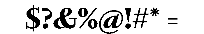 Nyck MBold Instance Font OTHER CHARS