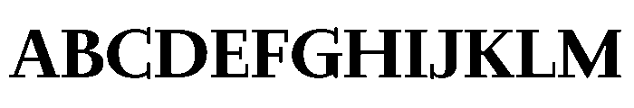 Nyck MBold Instance Font UPPERCASE