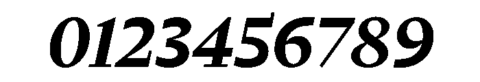Nyck MBoldItalic Instance Font OTHER CHARS