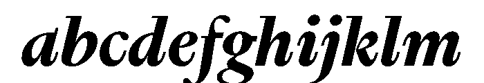 Nyck MBoldItalic Instance FONT