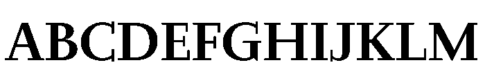 Nyck MMedium Instance Font UPPERCASE