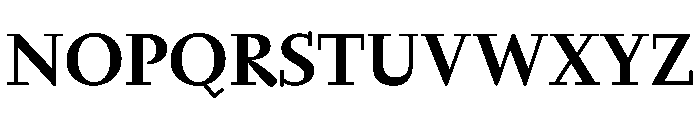 Nyck MMedium Instance Font UPPERCASE