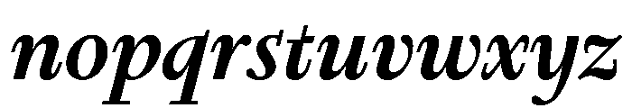 Nyck MMediumItalic Instance Font LOWERCASE