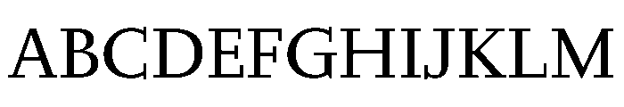 Nyck MRegular Instance Font UPPERCASE